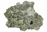 Shiny Pyrite Crystal Cluster - Peru #173278-1